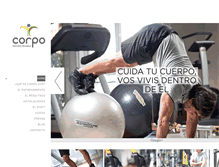 Tablet Screenshot of corpogym.com.ar